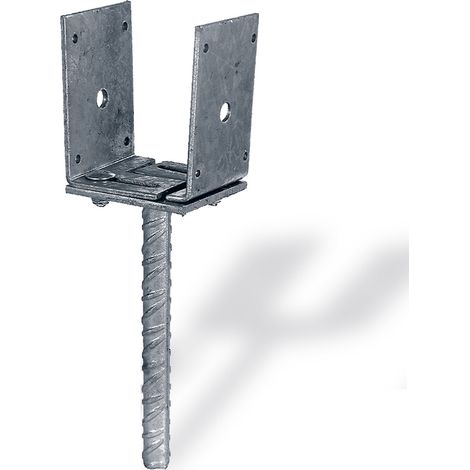 Supporto per pali regolabile 65 - 150 mm.