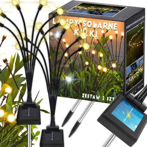 Solar-Gartenleuchten, Kugeln, Solarlampe für den Garten, LED-Kugel, 70 cm