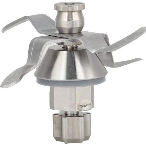 Couteau mélangeur en acier inoxydable de qualité alimentaire pour Vorwerk Thermomix TM31, ensemble de lames à 4 ailettes avec joint d'étanchéité en silicone, pièce de rechange compatible avec le robot (1/5)