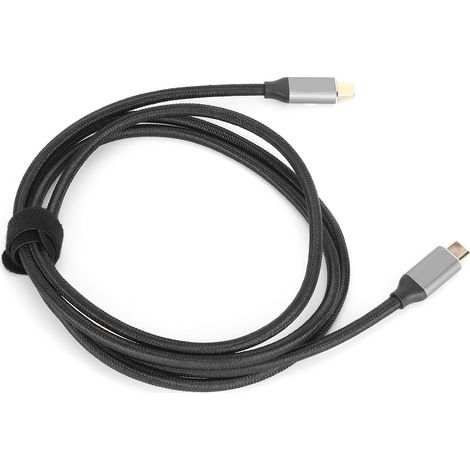 Câble USB
3.1 double connecteur 100 W USB-C vers USB Type-C mâle, chargeur rapide USB-C PD 5 A, 1,5 m