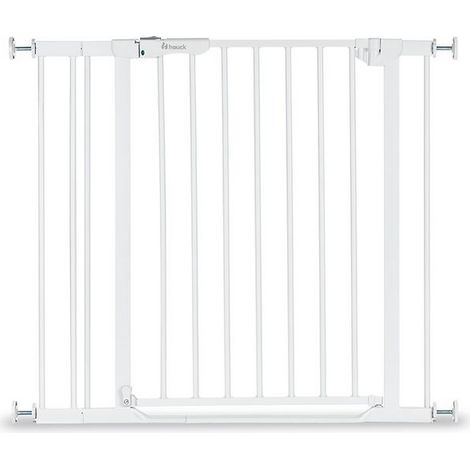 [GEBRAUCHT] B-Ware Hauck Türschutzgitter Schutzgitter Clear Step Autoclose 2 Set Verlängerung Weiß