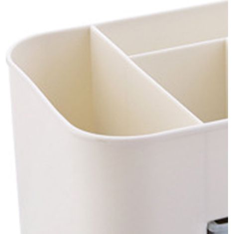 Boîte de rangement cosmétique avec tiroirs, boîte à maquillage de bureau, boîte à bijoux multifonctionnelle, boîte de rangement, bleue (1/5)