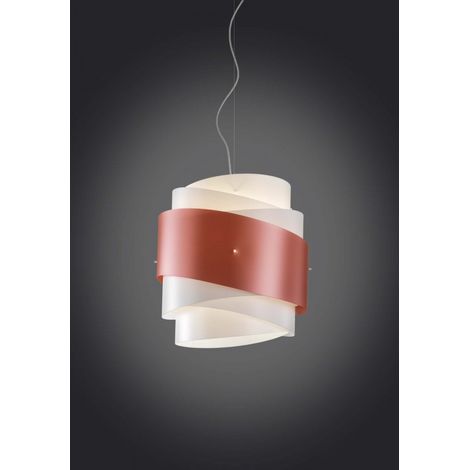 BEA Pendelleuchte ein Licht Kupfer Durchmesser 40x h39 cm