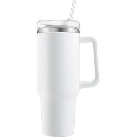 40oz Gobelet de voyage,isolée sous vide acier inoxydable avec paille et couvercle,Tasse à café à paroi tasse de voyage isotherme pour garder les boissons froides et chaudes (1/5)