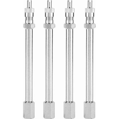 Jeffergarden Rallonge de valve de pneu, accessoire pour gonfleur (lot de 4) pour camion (1/5)