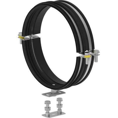 BLÜCHER EuroPipe Rohrschelle aus 2 Schellen mit EPDM, verzinkt, 200mm