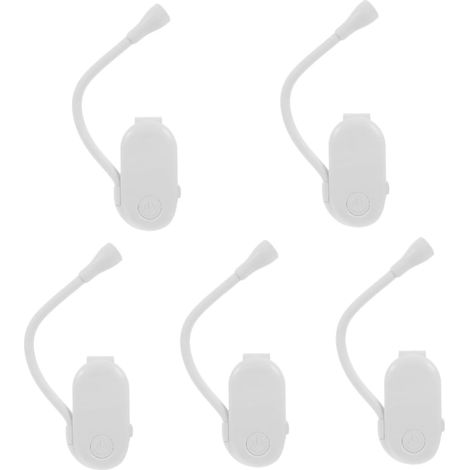 Pièces Lampe de Lecture LED Rechargeable à Pince pour Lit Lumière (1/5)