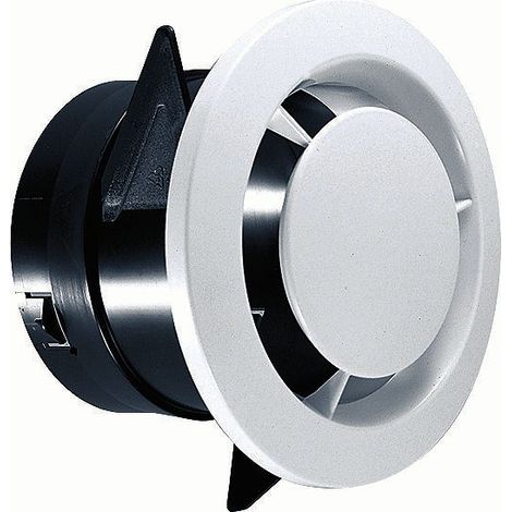 Atlantic – Bouche VMC fixe diamètre 125 mm – Manchon court 100 mm – Compatible VMC simple et double flux – 422152 (1/6)