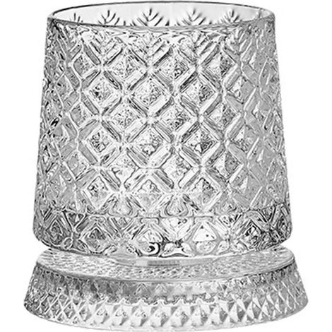 Verre à whisky rotatif, verre en cristal style Old Fashioned, verre tournant compatible avec le whisky, cadeau unique pour hommes, papas et amateurs de whisky