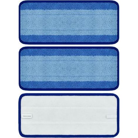 Lot de 3 serpillères en microfibre pour Swiffer Wet Jet - Accessoires pour aspirateur - Réutilisables (1/5)