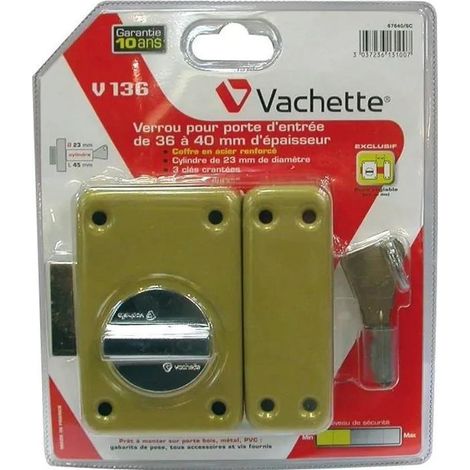 Blocco di sicurezza pulsante e cilindro serie V136 45