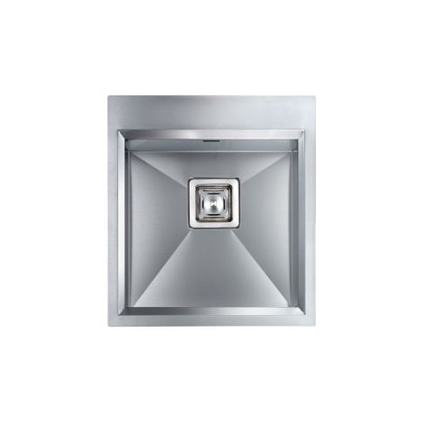 CM 012821X2012033 Glamour Mix Lavello da Incasso Monovasca Acciaio Inox Satinato 45 x 50 cm (45x50x19 cm) colore Inox Satinato (1/5)
