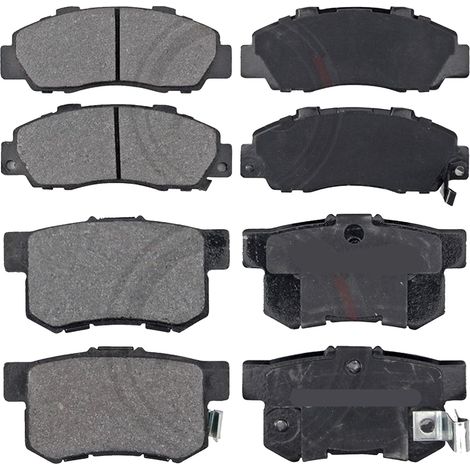 KIT PASTIGLIE FRENO ANTERIORI E POSTERIORI compatibile con HYUNDAI ELANTRA (XD,HD) / PASTIGLIE FRENANTI AUTO OEM FDB4303 FDB1840 FDB1737,FDB638 FDB4247 / SOSTITUZIONE DIRETTA / BASSA POLVERE / SILENZI (1/4)