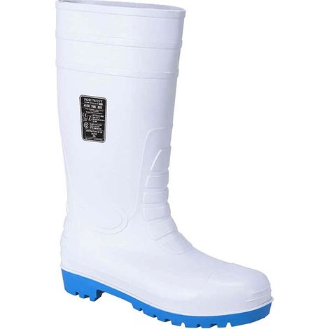 Stivali di sicurezza Wellington S5 Colore: Bianco Taglia 46 - Portwest (1/3)