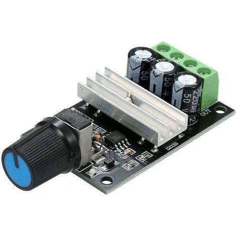 Regolatore di velocità regolabile per motore CC PWM 6V-28V 3A, interruttore 1023B (1/4)