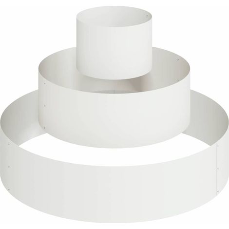 Maison Exclusive - Garten-Pflanzgefäß Weiß 90 x 90 x 20 cm Kaltge