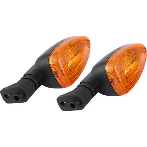 Paire de clignotants de moto, indicateur de Direction, pour BMW F800 jaune.