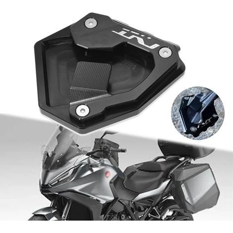 (Noir) Compatible avec Honda NT 1100 NT1100 nt1100 nt 1100 2021 2022 2023 - Extension de béquille latérale pour moto - Support de pied élargi maxpower (1/4)
