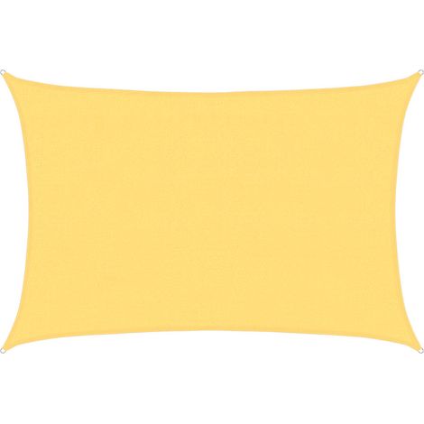 Vela Parasole  Telo Ombra  Parasole a Vela 160 g/m² Beige 4x5 m in HDPE (1/5)