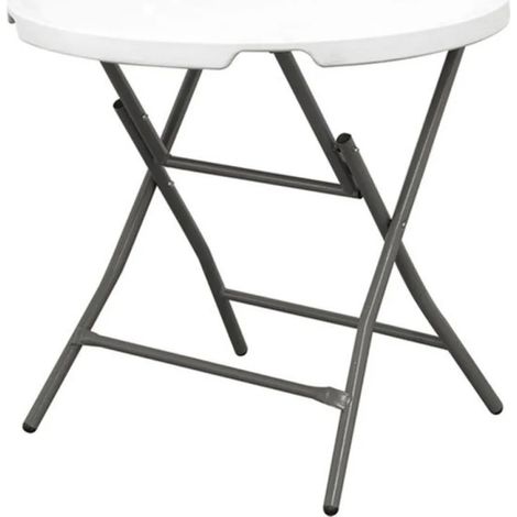 Klappbarer Cocktailtisch wellhome stabil 80x80 cm