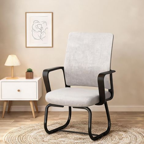 Chaise de bureau design avec dossier en maille et cadre (1/5)