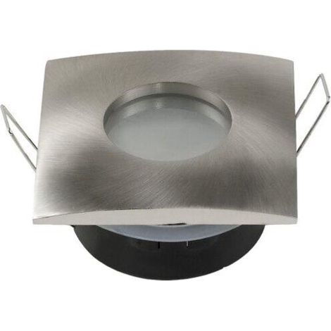Support Spot GU10 IP65 Carré 82mm - Aluminium - SILUMEN (1/5)