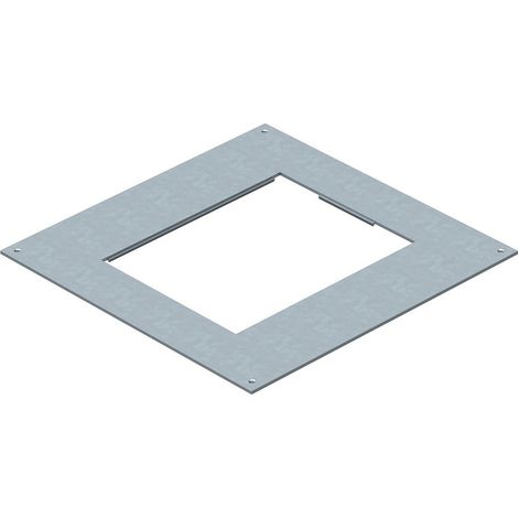 OBO Bettermann Tapa de montaje 250-2/3 para GES6 282x282x4 Acero cincado, 7400463