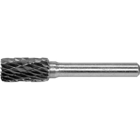 Fraise lime rotative cylindrique bout coupant 10 mm en carbure de tungstene