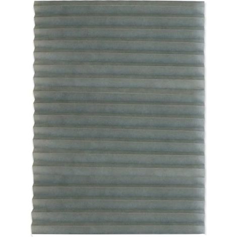 Store Vénitien Plissé - Tissu Non Tissé avec Revêtement Argenté - Pour Fenêtre Intérieure ou Extérieure - Sans Perçage - 90 x 150 cm