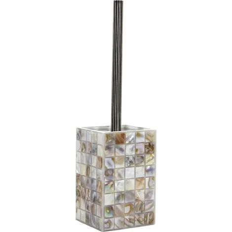 AQUASANIT Perl portascopino poliresina decori con mosaico codice prod: QD9140MA