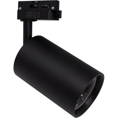 Spot LED sur Rail Monophasé 30W 60° Noir - SILUMEN (1/5)