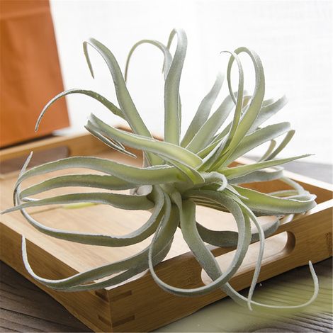 Nouvelles plantes artificielles en rotin, ananas, 6 types, plantes vertes simulées, décoration murale pour mariage, maison ou bureau, 1 pièce (1/5)