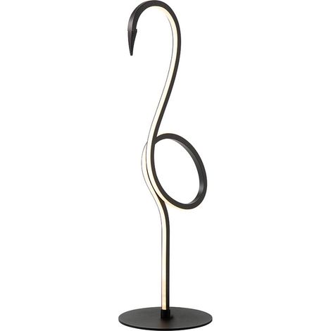 Lampada da tavolo moderna nera Flamingo Elstead LED 6W (1/5)