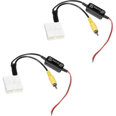 2x24-poliger Autokamera-Adapter, Rückfahrkamera-Kabelanschluss an GPS-Head-Unit-Kabel für Kluger (1/3)