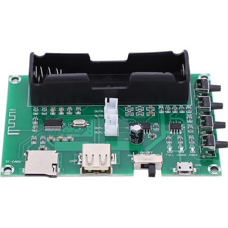 Amplificateur Bluetooth Portable 2x10W XHA150 - Carte Ampli Numérique Rechargeable Compacte (1/5)