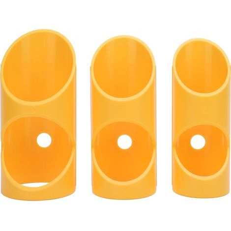 Ensemble d'outils de coupe de tuyaux en mousse, Guide de coupe d'isolation ABS pour la décoration de la maison, chantier de Construction jaune 3 pièces (1/5)