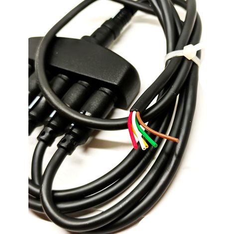 Ricambio kit 4 fari cromoterapia RGB con cavo connettore soffione Gessi RIR4271 (1/2)