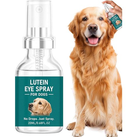 Gouttes oculaires pour chiens Spray liquide soin des yeux troubles du chat Collyre Naturel pour Animaux Sécheresse Taches Lacrymales Rougeurs Irritation Sensibilité