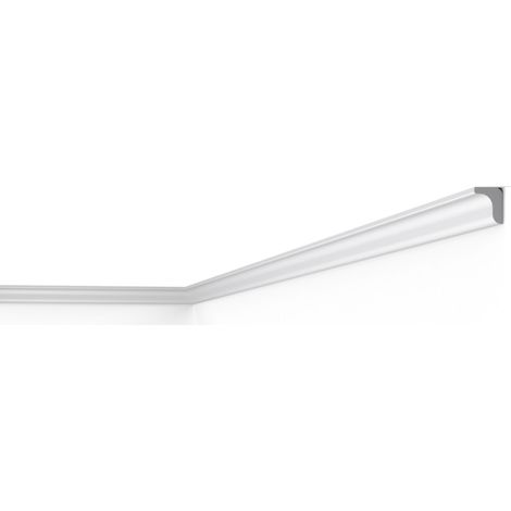 D0 DECOFLAIR Moulure de plafond Polystyrène 15 x 25 x 2000 - 1 pièce (1/4)