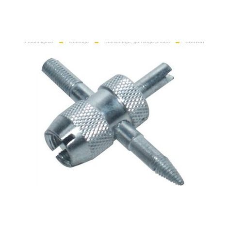 Extracteur de valves tubeless – Outil léger pour démontage et nettoyage des filetages – Accessoire pour réparations pneus