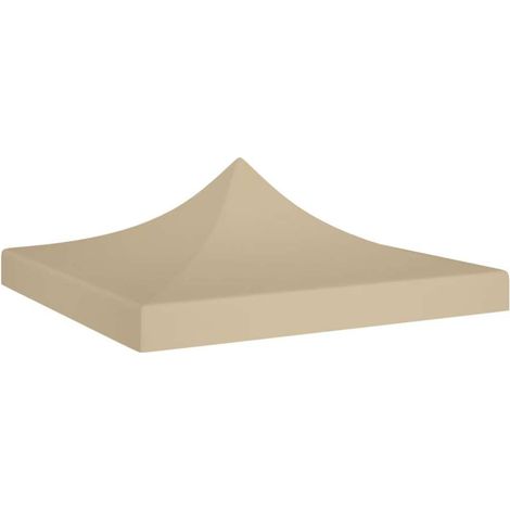 Tetto per Tendone per Feste 2x2 m Beige 270 g/mq