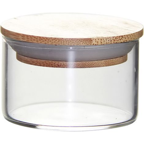 Set of 10 Glass Spice Jars 40ml, Small Airtight Storage Jars with Bamboo Lids (1/5)