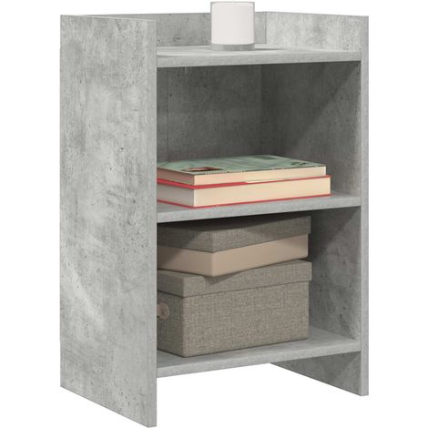 Maison Exclusive - Comodini Grigio Cemento 40 x 30 x 60 cm Legno ingegnerizzato (1/5)