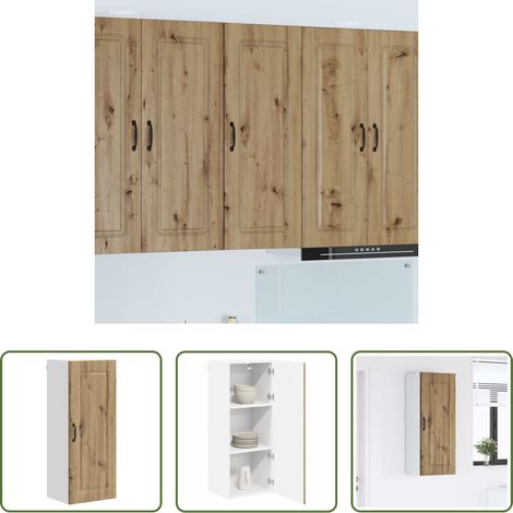 vidaXL Küchenmöbel -  Küchenschrank Kalmar Artisan-Eiche 40 x 31 x 100 cm (1/5)