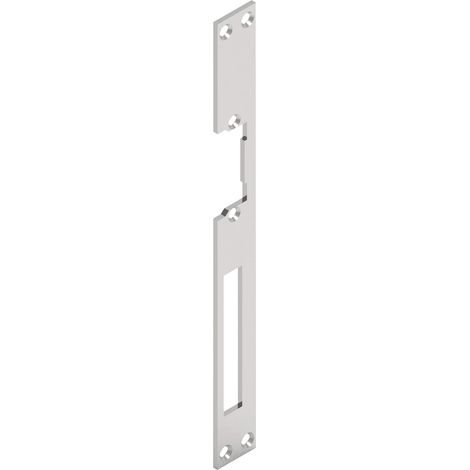 Schließblech zu O&C Türöffner, lang, 250 x 25 x 3 mm, Edelstahl (1/3)