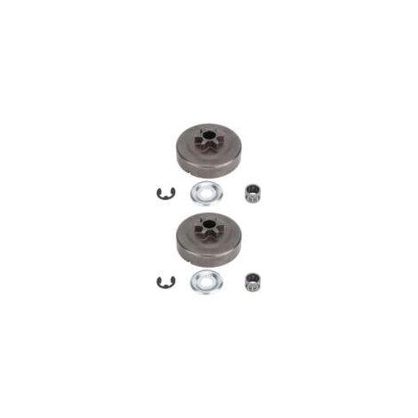 2 Stück Kupplungstrommelritzel für STIHL Kettensägen 017 018 021 023 025 MS170 MS180 MS210 MS230 MS250 1123 640 2003 - Crezuo (1/4)