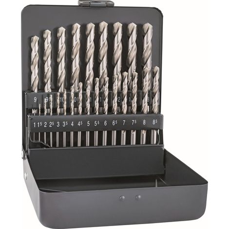 Juego de brocas alpen maykestag HSS cobalto metálico 25 piezas
