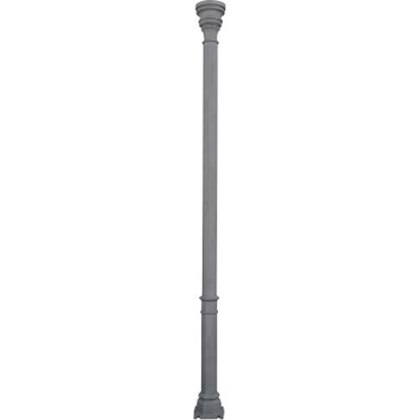 Poteau Colonne octogonale - Hauteur 3183mm Ø120mm Largeur base 235mm - Résistance 3 tonnes - Fonte - DECO FER FORGE (1/3)