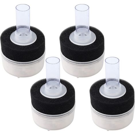 Lot de 4 filtres en éponge bio pour aquarium - Filtres en éponge bio - Éponges à flux d'eau - Pompe à air - Pour l'élevage de frites, Betta, crevettes, (1/5)