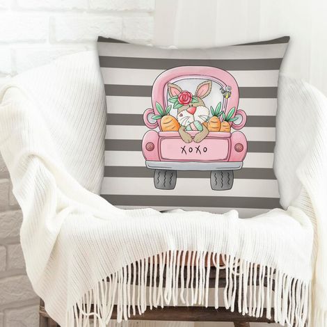 Coussin décoratif à fermeture éclair invisible pour canapé fauteuil lit chaise décoratif de ferme (1/5)